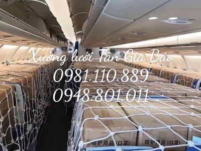 Lưới bao hàng hóa sân bay, lưới bảo vệ an toàn hàng hóa khi di chuyển ở sân bay 2