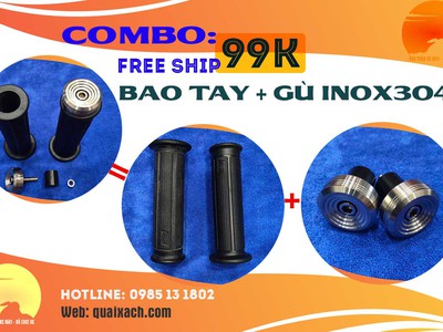 Full COMBO 99K: Gù Inox304 Kèm Bao Tay TBT Chất Lượng Bám Tay 0