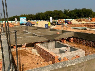 Bán nhà ở xã hội 1 trệt 1 lầu sổ hồng riêng cạnh kcn Vsip 2 mở rộng Bình Dương, 1ty3/căn 2