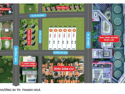 Bán lô đất 333m2 ở Quang Trung Ngọc Lặc thanh Hoá giá hơn 300 triệu 3