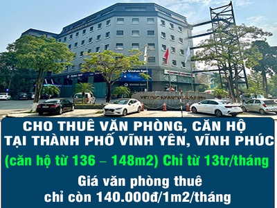 Cho thuê văn phòng, căn hộ tại khai quang thành phố vĩnh yên, vĩnh phúc 0