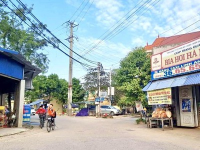 Chính chủ bán 129m  hoa sơn, nam sơn - sóc sơn. đường trước đất 6m ô tô tránh thông tứ phía 2