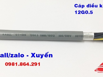 Dây cáp điện 12x0.5mm2 lõi đồng mềm, giá rẻ hãng Altek Kabel 4