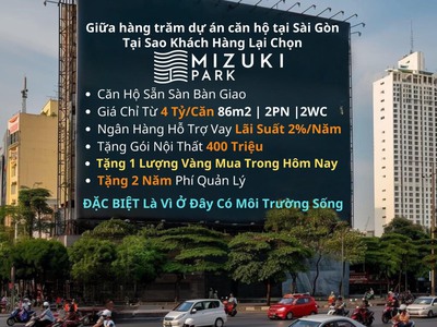 Chính sách bán hàng tại Khu đô thị Mizuki Park Nam Sài Gòn 1