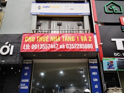 Cho thuê nhà số 215 phố minh khai, hai bà trưng, hà nội nhà chính chủ luôn 3