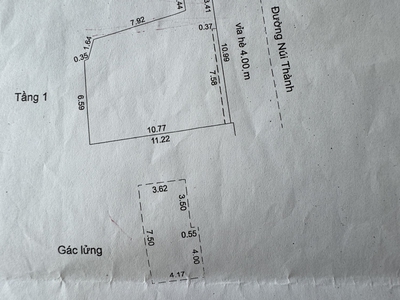 Bán gấp đất đường Núi Thành, ĐNẵng, DT 102m2/12,5ty, 1