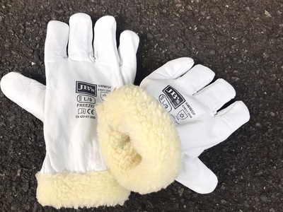 Găng tay kho đông lạnh JB S -hình thật hàng có sẵn chuyên dùng cho kho đông lên tới -50 độ C 0