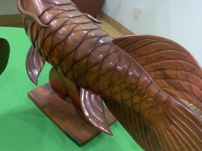 Bán cặp cá rồng ,dài 70cm,gỗ nhóm 1,nặng 7kg/con giá:6 triệu 1