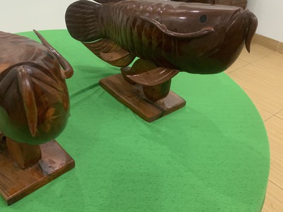 Bán cặp cá rồng ,dài 70cm,gỗ nhóm 1,nặng 7kg/con giá:6 triệu 4