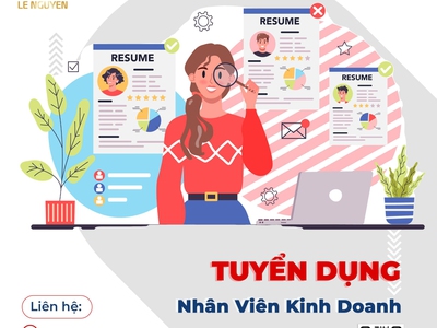 Tuyển nhân viên kinh doanh và trưởng phòng kinh doanh 0