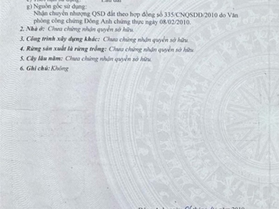 Chính chủ bán đất sổ hồng riêng giá rẻ trung tâm đông anh 2