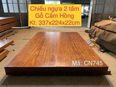 Chiếu ngựa 2 tấm -gỗ cẩm hồng siêu đẹp 0