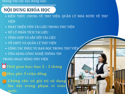 Học chứng chỉ thông tin thư viện tại Quảng Nam, Đà Nẵng 0