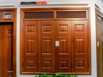 Cửa Sổ Thép Vân Gỗ Tại Tại Nha Trang   Mẫu Cửa Sổ Hiện Đại 2024 0