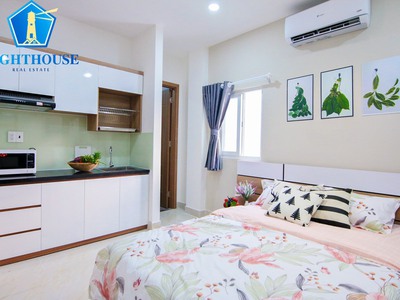 Cho thuê studio full nội thất có cửa sổ thoáng mát ngay tại Phan Đăng Lưu Phú Nhuận 0