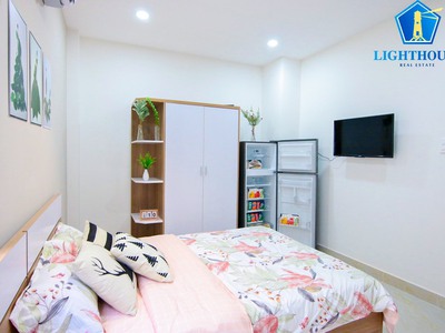 Cho thuê studio full nội thất có cửa sổ thoáng mát ngay tại Phan Đăng Lưu Phú Nhuận 6