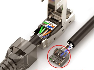 Hạt cắm mạng chuẩn công nghiệp Cat6A  không dùng tool hãng Ancomteck ACT-6A-UK 2