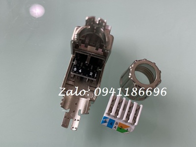 Hạt mạng CAT6A không dùng TOOL chuẩn công nghiệp, phù hợp switch Poe, hãng Ancomteck ACT-6A-UK 7
