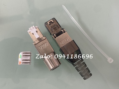Hạt mạng CAT6A không dùng TOOL chuẩn công nghiệp, phù hợp switch Poe, hãng Ancomteck ACT-6A-UK 3