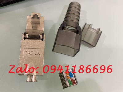 Hạt mạng CAT6A không dùng TOOL chuẩn công nghiệp, phù hợp switch Poe, hãng Ancomteck ACT-6A-UK 0