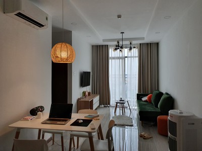 Chính Chủ Cho Thuê căn hộ FULL Nội Thất Him Lam Phú An  69m2, 2PN,2WC  Giá 10.5 Triệu/Tháng, Lầu Cao 4