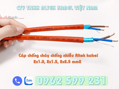 Cáp chống cháy / Cáp báo cháy / Cáp chống nhiễu / Cáp tín hiệu 5