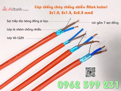 Cáp chống cháy / Cáp báo cháy / Cáp chống nhiễu / Cáp tín hiệu 6