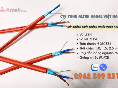 Cáp chống cháy / Cáp báo cháy / Cáp chống nhiễu / Cáp tín hiệu 7