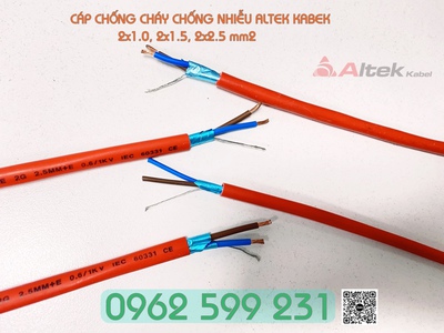 Cáp chống cháy / Cáp báo cháy / Cáp chống nhiễu / Cáp tín hiệu 8