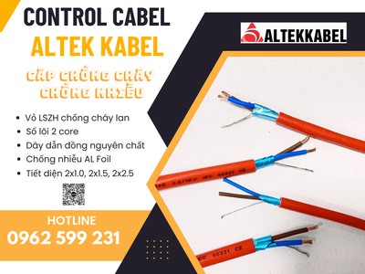 Cáp chống cháy / Cáp báo cháy / Cáp chống nhiễu / Cáp tín hiệu 9