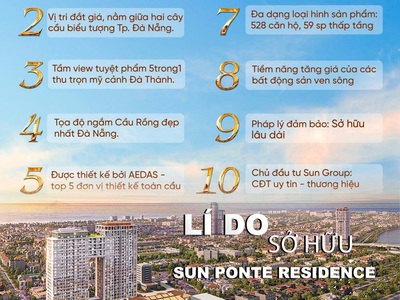 Sun Ponte căn hộ view sông Hàn chỉ từ 1 tỷ 6   Hỗ trợ vay đến 70 1