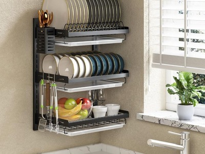 Khám Phá 5 Mẫu Kệ Để Chén Bát Treo Tường Xịn Sò Nổi Bật, Bán Chạy Nhất 0