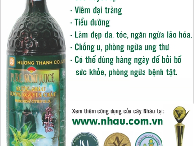 Nước cốt nhàu Hương Thanh 1000ml -  Noni Juice 2