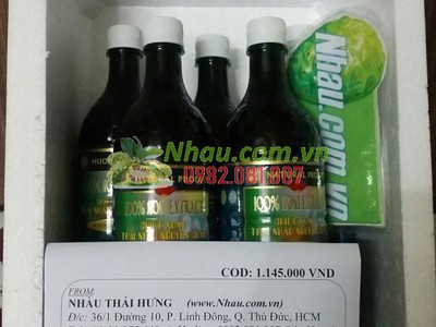 Nước cốt nhàu Hương Thanh 1000ml -  Noni Juice 1