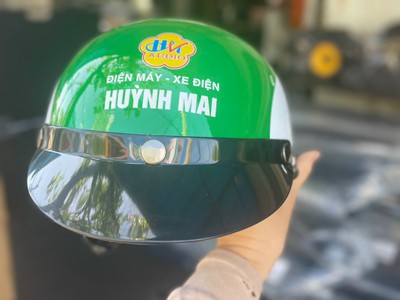 Mũ bảo hiểm in logo theo yêu cầu, giá sản xuất, không trung gian 1