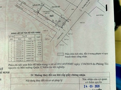 Bán Lô Đất 2 Mặt Tiền Hà Huy Giáp Quận 12 TPHCM 2