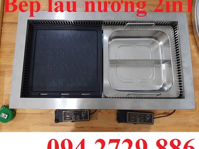 Bếp lẩu nướng 2in1 giá rẻ cho nhà hàng tại quẳng ninh 0
