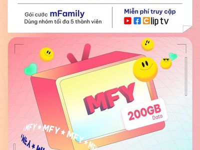Giải trí cực chill - Data siêu thích với gói mFamily của MobiFone 0