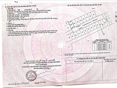 Đất đẹp - giá tốt - chính chủ cần bán lô đất vị trí đẹp tại thị trấn tân túc,bình chánh,hcm 3