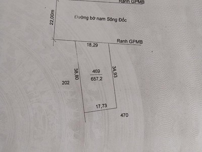 Chính chủ bán nhanh lô đất tại bờ nam, thị trấn sông đốc, huyện trần văn thời, cà mau 1