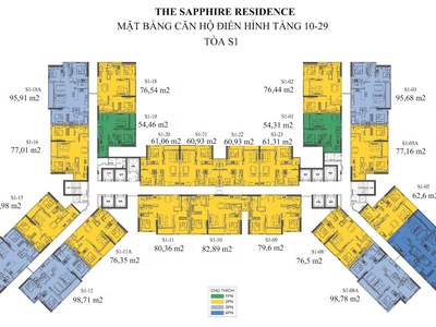 Cần bán căn hộ 2PN, 1WC chung cư The Sapphire Residences Hạ Long 57m2 7