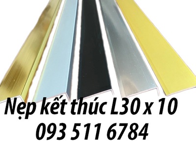 Nẹp T20 nhôm chân ngắn Nẹp L30 nhôm kết thúc Nẹp góc V Inox 0