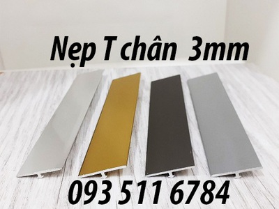 Nẹp T20 nhôm chân ngắn Nẹp L30 nhôm kết thúc Nẹp góc V Inox 1