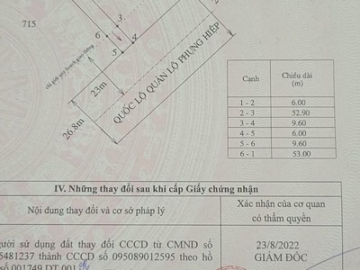 Cần bán lô đất ở huyện phước long , bạc liêu 1