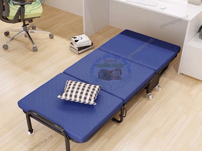 Giường gấp có đệm gấp 3 khúc 4
