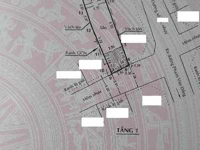 Bán 108m2 đất, hiệp bình chánh, đối diện gigamall, ô tô 4m, chỉ nhỉnh 4 tỷ 2