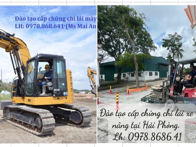 Đào tạo xe cẩu, xe nâng, máy xúc cấp chứng chỉ 1