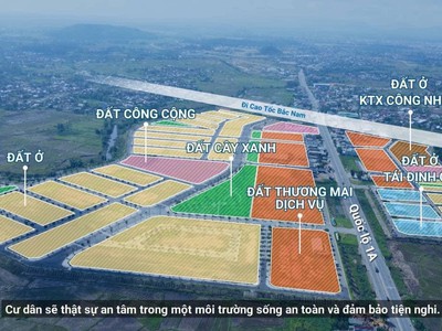 Bán đất nền Quảng Ngãi   vị trí mặt tiền đường 25m đối diện quỹ đất dịch vụ 3