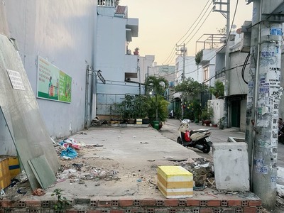 Bán đất 2 mặt tiền hẻm con đường số 4, lân cận hồ xủ lý nước bình hưng hòa a 4x16 nhỉnh 2 tỷ 0