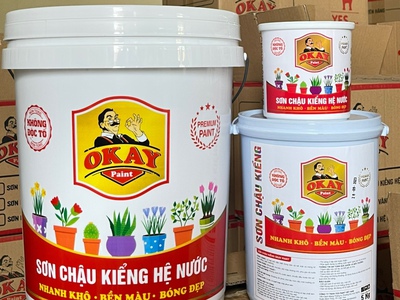 Sơn chậu, sơn hệ nước Okay 1